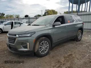 2023 Chevrolet Traverse LT с VIN 1GNEVHKW4PJ175600, выставлен на аукционе Copart как лот 86274305 с пробегом 66 422 миль миль и Списание • Salvage title. История ставок и продаж доступна на DreamBid. Изображение 1.