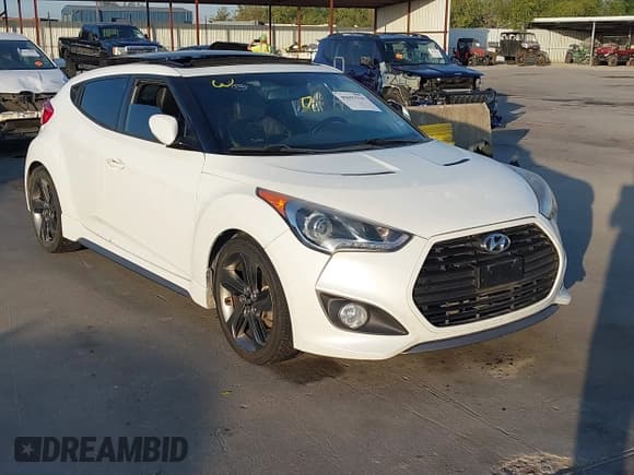 ✅ 2014 Hyundai Veloster Turbo • VIN: KMHTC6AE9EU201750 • Lot: 40691529. Wystawiony na IAAI z przebiegiem 87 958 mil. Bezpłatny archiwum sprzedaży aukcyjnych z USA i szczegółowy raport historii pojazdu na DreamBid. Zdjęcie 1.