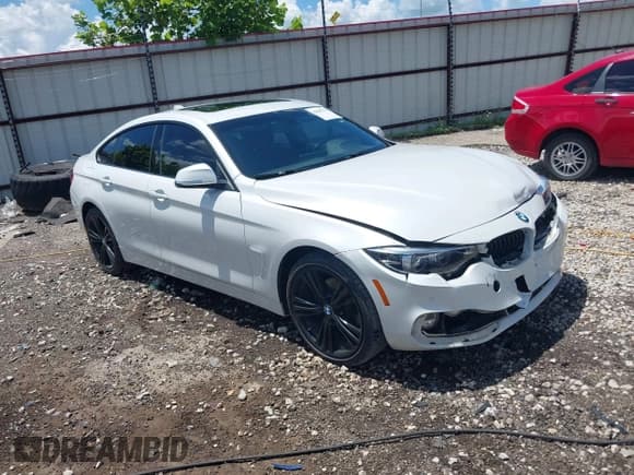 ✅ 2018 BMW 4 Series 430i xDrive • VIN: WBA4J3C5XJBL04818 • Lot: 42683902. Wystawiony na IAAI z przebiegiem 126 687 mil. Bezpłatny archiwum sprzedaży aukcyjnych z USA i szczegółowy raport historii pojazdu na DreamBid. Zdjęcie 1.