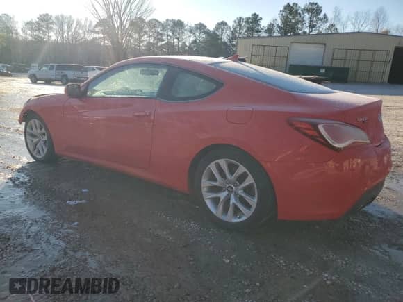2013 Hyundai Genesis Coupe 2.0T with VIN KMHHT6KD3DU111987, listed as a Copart auction lot 82880454 with 67,727 mi miles and Salvage title. Bid and sale history available at DreamBid. Image 2.