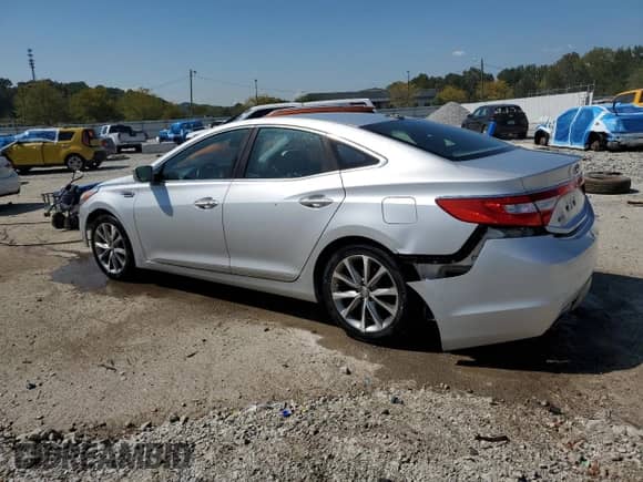 2016 Hyundai Azera with VIN KMHFG4JG0GA549867, listed as a Copart auction lot 80407785 with 103,539 mi miles and Salvage title. Bid and sale history available at DreamBid. Image 2.