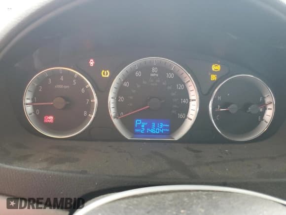 ✅ 2009 Hyundai Sonata GLS • VIN: 5NPET46C89H427142 • Лот: 79971684. Опубликован ранее на Copart с пробегом 214 604 миль. Бесплатный доступ к архиву аукционных продаж из США и подробный отчёт об истории автомобиля на DreamBid. Изображение 9.