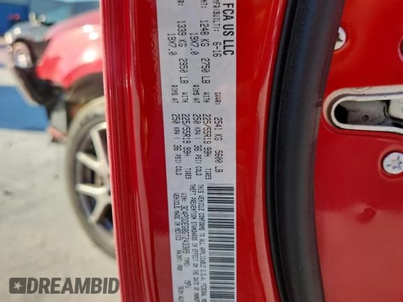 ✅ 2016 Dodge Journey R/T • VIN: 3C4PDDEG8GT243309 • Лот: 82512045. Опубликован ранее на Copart с пробегом 86 689 миль. Бесплатный доступ к архиву аукционных продаж из США и подробный отчёт об истории автомобиля на DreamBid. Изображение 14.