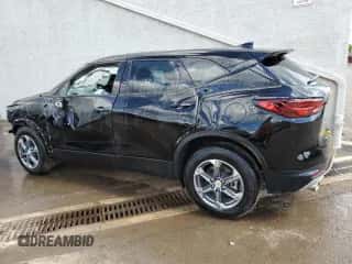 2023 Chevrolet Blazer LT with VIN 3GNKBHR44PS221487, listed as a Copart auction lot 56471444 with 18,428 mi miles and Non repairable. Bid and sale history available at DreamBid. Image 2.