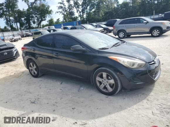 ✅ 2013 Hyundai Elantra GLS • VIN: KMHDH4AE6DU720666 • Lot: 80092865. Listed on Copart with 88,906 mi. Free auction sales archive from the USA and detailed vehicle history report at DreamBid. Image 4.