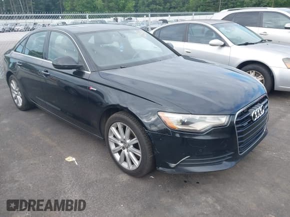✅ 2014 Audi A6 Premium Plus • VIN: WAUFGAFC0EN055147 • Lot: 42521453. Listed on IAAI with 206,922 mi. Free auction sales archive from the USA and detailed vehicle history report at DreamBid. Image 1.