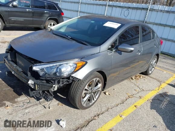 ✅ 2016 Kia Forte EX • VIN: KNAFZ4A8XG5554703 • Lot: 43680498. Listed on IAAI with 118,092 mi. Free auction sales archive from the USA and detailed vehicle history report at DreamBid. Image 2.
