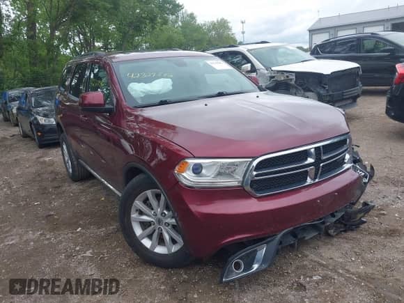 2020 Dodge Durango SXT Plus with VIN 1C4RDJAG3LC309994, listed as a IAAI auction lot 42329582 with 53,535 mi miles and . Bid and sale history available at DreamBid. Image 1.