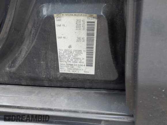 ✅ 2013 Nissan Altima SV • VIN: 1N4AL3AP9DN503064 • Lot: 43764042. Listed on IAAI with 231,149 mi. Free auction sales archive from the USA and detailed vehicle history report at DreamBid. Image 9.