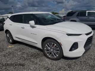 2019 Chevrolet Blazer Premier with VIN 3GNKBFRS6KS691290, listed as a Copart auction lot 74032914 with Not provided miles and Salvage title. Bid and sale history available at DreamBid. Image 4.