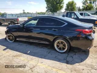 2016 Hyundai Genesis 3.8L z VIN KMHGN4JE0GU134412, wystawiony jako Copart lot #72688784 z przebiegiem 75 061 mil mil oraz Szkoda całkowita • Salvage title. Historia ofert i sprzedaży dostępna na DreamBid. Obrazek 2.