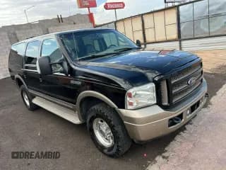 ✅ 2005 Ford Excursion Eddie Bauer • VIN: 1FMSU45P85EA05897 • Lot: 81699935. Wystawiony na Copart z przebiegiem 128 092 mil. Bezpłatny archiwum sprzedaży aukcyjnych z USA i szczegółowy raport historii pojazdu na DreamBid. Zdjęcie 1.