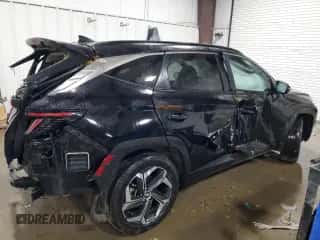 2023 Hyundai Tucson SEL with VIN 5NMJFCAE0PH193789, listed as a Copart auction lot 72034215 with 48,699 mi miles and Salvage title. Bid and sale history available at DreamBid. Image 3.