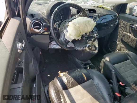 ✅ 2012 FIAT 500 Sport • VIN: 3C3CFFBRXCT115484 • Lot: 81458895. Listed on Copart with Not provided. Free auction sales archive from the USA and detailed vehicle history report at DreamBid. Image 8.