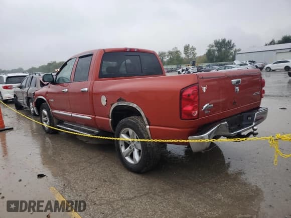 ✅ 2008 Dodge 1500 SLT • VIN: 1D7HU18218S534326 • Лот: 72809454. Опубликован ранее на Copart с пробегом 117 772 миль. Бесплатный доступ к архиву аукционных продаж из США и подробный отчёт об истории автомобиля на DreamBid. Изображение 2.