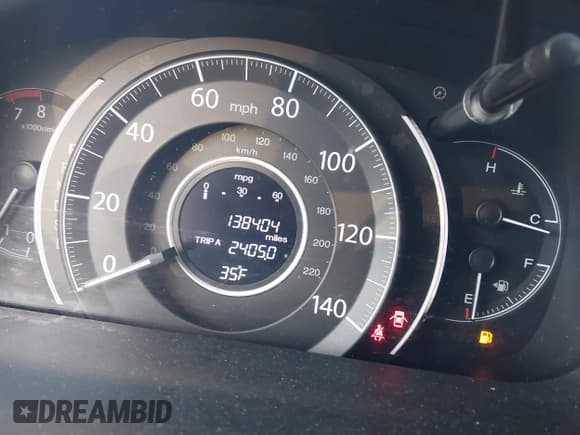 ✅ 2015 Honda CR-V LX • VIN: 2HKRM4H35FH693435 • Lot: 43703555. Listed on IAAI with 138,404 mi. Free auction sales archive from the USA and detailed vehicle history report at DreamBid. Image 7.