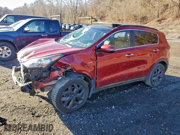 ✅ 2020 Kia Sportage S • VIN: KNDP6CAC5L7774828 • Lot: 93329325. Listed on Copart with 78,485 mi. Free auction sales archive from the USA and detailed vehicle history report at DreamBid. Image 1.