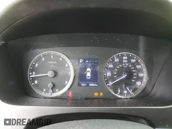 2016 Hyundai Sonata Sport with VIN 5NPE34AF9GH427438, listed as a Copart auction lot 66617765 with 90,603 mi miles and Salvage title. Bid and sale history available at DreamBid. Image 9.