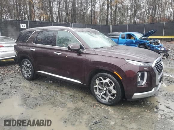 ✅ 2021 Hyundai Palisade Calligraphy • VIN: KM8R7DHE4MU305618 • Лот: 83003594. Опубликован ранее на Copart с пробегом 42 369 миль. Бесплатный доступ к архиву аукционных продаж из США и подробный отчёт об истории автомобиля на DreamBid. Изображение 4.