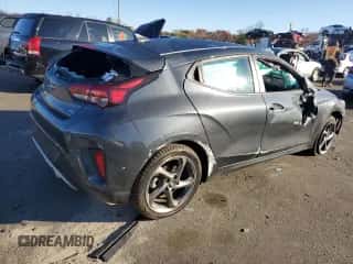 2019 Hyundai Veloster 2.0 с VIN KMHTG6AFXKU018348, выставлен на аукционе Copart как лот 76933214 с пробегом 45 387 миль миль и На запчасти • Non repairable. История ставок и продаж доступна на DreamBid. Изображение 3.