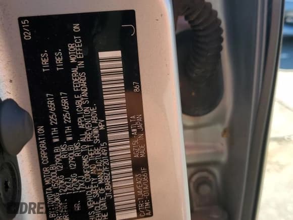 ✅ 2015 Lexus NX 200t • VIN: JTJBARBZ7F2014915 • Лот: 90986775. Опубликован ранее на Copart с пробегом 175 095 миль. Бесплатный доступ к архиву аукционных продаж из США и подробный отчёт об истории автомобиля на DreamBid. Изображение 14.