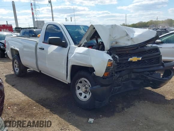 ✅ 2014 Chevrolet Silverado 1500 Work Truck • VIN: 1GCNCPEH1EZ297268 • Lot: 43394980. Wystawiony na IAAI z przebiegiem 141 739 mil. Bezpłatny archiwum sprzedaży aukcyjnych z USA i szczegółowy raport historii pojazdu na DreamBid. Zdjęcie 1.