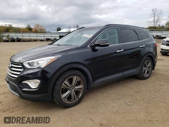 2014 Hyundai Santa Fe GLS z VIN KM8SR4HF6EU076719, wystawiony jako Copart lot #86817695 z przebiegiem 183 370 mil mil oraz Czysty tytuł • Clean title. Historia ofert i sprzedaży dostępna na DreamBid. Obrazek 1.