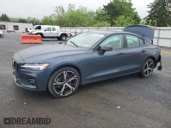 ✅ 2023 Volvo S60 Plus Dark Theme • VIN: 7JRL12TW6PG253221 • Lot: 56569425. Listed on Copart with 42,798 mi. Free auction sales archive from the USA and detailed vehicle history report at DreamBid. Image 1.