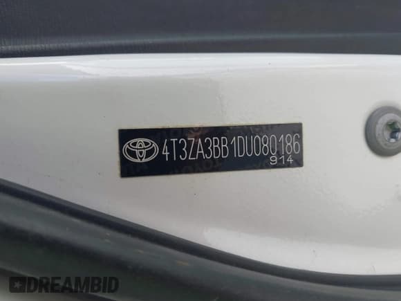 ✅ 2013 Toyota Venza LE • VIN: 4T3ZA3BB1DU080186 • Лот: 43390277. Опубликован ранее на IAAI с пробегом 177 542 миль. Бесплатный доступ к архиву аукционных продаж из США и подробный отчёт об истории автомобиля на DreamBid. Изображение 9.