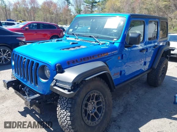 ✅ 2022 Jeep Wrangler Unlimited Rubicon • VIN: 1C4JJXFG2NW185333 • Lot: 42083137. Listed on IAAI with 12,222 mi. Free auction sales archive from the USA and detailed vehicle history report at DreamBid. Image 2.
