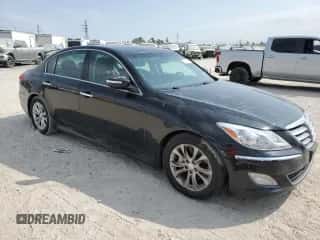2013 Hyundai Genesis 3.8L z VIN KMHGC4DD1DU243014, wystawiony jako Copart lot #76516354 z przebiegiem 152 482 mil mil oraz Szkoda całkowita • Salvage title. Historia ofert i sprzedaży dostępna na DreamBid. Obrazek 4.