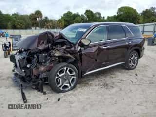 2024 Hyundai Palisade SEL с VIN KM8R44GEXRU764251, выставлен на аукционе Copart как лот 69916814 с пробегом 351 миль миль и На запчасти • Non repairable. История ставок и продаж доступна на DreamBid. Изображение 1.