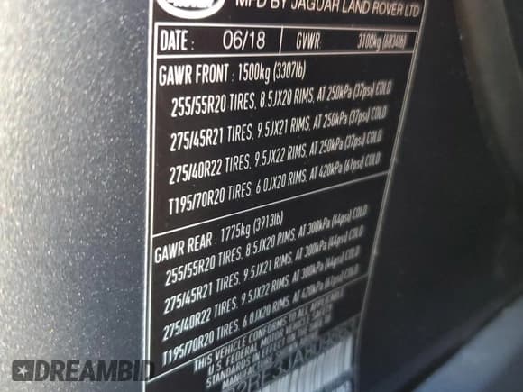 ✅ 2018 Land Rover Range Rover Sport • VIN: SALWR2RE3JA809863 • Lot: 91307825. Wystawiony na Copart z przebiegiem Nie podano. Bezpłatny archiwum sprzedaży aukcyjnych z USA i szczegółowy raport historii pojazdu na DreamBid. Zdjęcie 13.