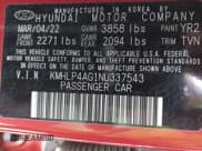 ✅ 2022 Hyundai Elantra Limited • VIN: KMHLP4AG1NU337543 • Lot: 43191024. Listed on IAAI with 44,407 mi. Free auction sales archive from the USA and detailed vehicle history report at DreamBid. Image 9.