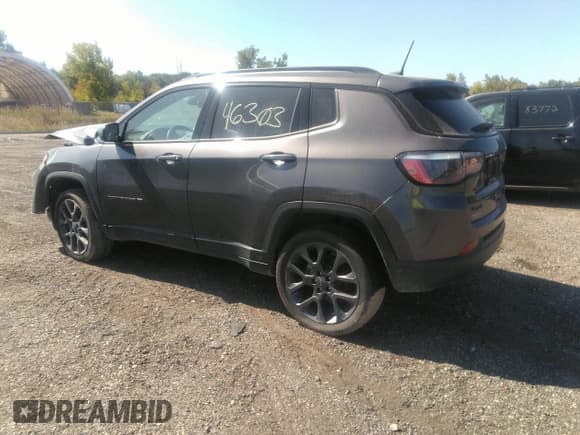 ✅ 2021 Jeep Compass 80th Anniversary • VIN: 3C4NJDEB9MT537415 • Lot: 43015710. Listed on IAAI with 53,283 mi. Free auction sales archive from the USA and detailed vehicle history report at DreamBid. Image 3.