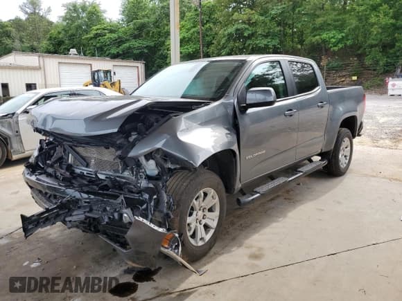 ✅ 2022 Chevrolet Colorado 2WD LT • VIN: 1GCGSCEN6N1103892 • Lot: 57234055. Listed on Copart with 66,185 mi. Free auction sales archive from the USA and detailed vehicle history report at DreamBid. Image 1.