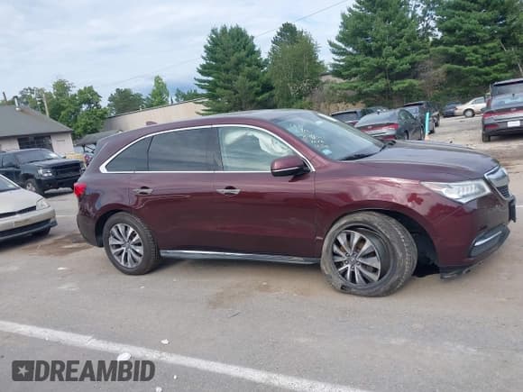 ✅ 2015 Acura MDX Technology • VIN: 5FRYD4H47FB012676 • Lot: 43029445. Listed on IAAI with 110,815 mi. Free auction sales archive from the USA and detailed vehicle history report at DreamBid. Image 13.