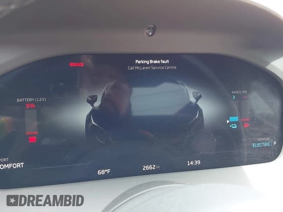 ✅ 2023 McLaren Artura • VIN: SBM16AEA4PW001807 • Lot: 42393306. Listed on IAAI with 2,662 mi. Free auction sales archive from the USA and detailed vehicle history report at DreamBid. Image 7.