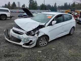 2017 Hyundai Accent SE с VIN KMHCT5AE0HU344990, выставлен на аукционе Copart как лот 70672965 с пробегом Не указан миль и Списание • Salvage title. История ставок и продаж доступна на DreamBid. Изображение 1.