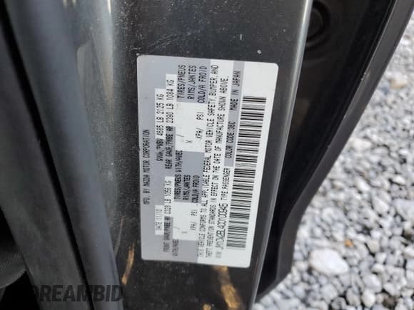 ✅ 2012 Mazda 5 Sport • VIN: JM1CW2BL4C0100945 • Lot: 86185665. Listed on Copart with 132,165 mi. Free auction sales archive from the USA and detailed vehicle history report at DreamBid. Image 13.