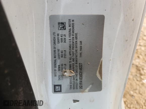 ✅ 2012 Chevrolet Camaro 2LS • VIN: 2G1FA1E36C9146227 • Lot: 81552035. Wystawiony na Copart z przebiegiem 213 205 mil. Bezpłatny archiwum sprzedaży aukcyjnych z USA i szczegółowy raport historii pojazdu na DreamBid. Zdjęcie 12.