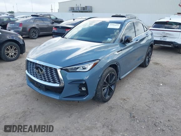 ✅ 2023 Infiniti QX55 Luxe • VIN: 3PCAJ5JR2PF100995 • Лот: 42086851. Опубликован ранее на IAAI с пробегом 32 310 миль. Бесплатный доступ к архиву аукционных продаж из США и подробный отчёт об истории автомобиля на DreamBid. Изображение 2.
