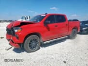 ✅ 2024 Chevrolet Silverado 1500 Custom • VIN: 1GCPABEK9RZ319214 • Лот: 81833495. Опубликован ранее на Copart с пробегом 13 187 миль. Бесплатный доступ к архиву аукционных продаж из США и подробный отчёт об истории автомобиля на DreamBid. Изображение 1.