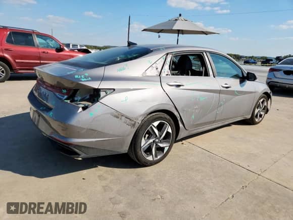 2022 Hyundai Elantra SEL с VIN KMHLN4AG4NU363799, выставлен на аукционе Copart как лот 85127835 с пробегом 71 355 миль миль и Списание • Salvage title. История ставок и продаж доступна на DreamBid. Изображение 3.