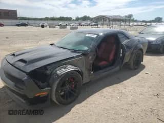 2021 Dodge Challenger SRT Hellcat with VIN 2C3CDZC99MH680244, listed as a Copart auction lot 56312265 with 30,057 mi miles and Salvage title. Bid and sale history available at DreamBid. Image 1.