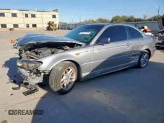 ✅ 2004 BMW 3 Series 325Ci • VIN: WBABD33444PL03077 • Lot: 82537545. Listed on Copart with 196,855 mi. Free auction sales archive from the USA and detailed vehicle history report at DreamBid. Image 1.