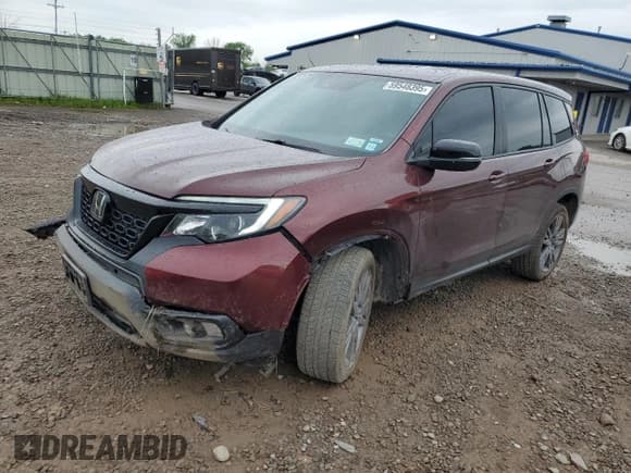 ✅ 2019 Honda Passport EX-L • VIN: 5FNYF8H52KB026118 • Lot: 59548395. Listed on Copart with 81,717 mi. Free auction sales archive from the USA and detailed vehicle history report at DreamBid. Image 1.