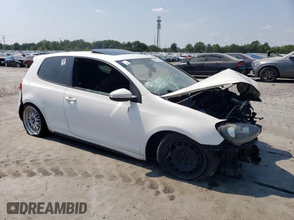 ✅ 2013 Volkswagen Golf GTI w/Conv & Sunroof • VIN: WVWFD7AJ6DW050001 • Lot: 69782034. Listed on Copart with 168,776 mi. Free auction sales archive from the USA and detailed vehicle history report at DreamBid. Image 4.