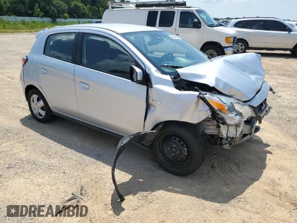 ✅ 2021 Mitsubishi Mirage ES • VIN: ML32AUHJ9MH013396 • Lot: 69481065. Wystawiony na Copart z przebiegiem 90 061 mil. Bezpłatny archiwum sprzedaży aukcyjnych z USA i szczegółowy raport historii pojazdu na DreamBid. Zdjęcie 4.