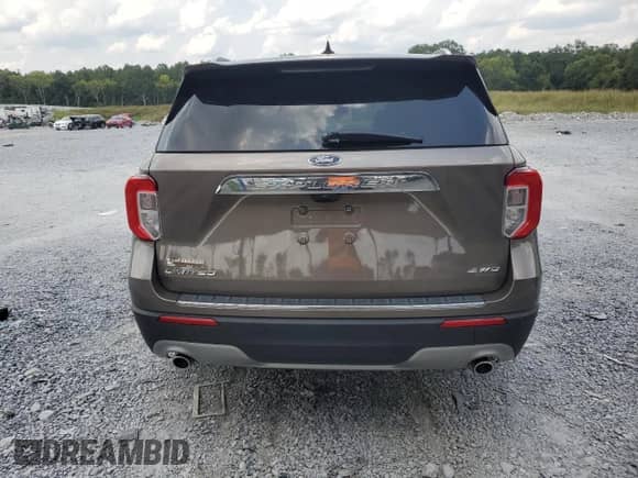 2021 Ford Explorer Limited with VIN 1FMSK8FH6MGA14413, listed as a Copart auction lot 71562005 with 56,947 mi miles and Salvage title. Bid and sale history available at DreamBid. Image 6.